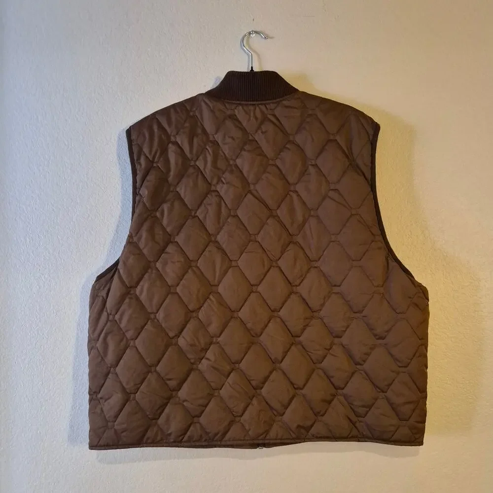 Banana Republic Luis Quilted Vest in Brown